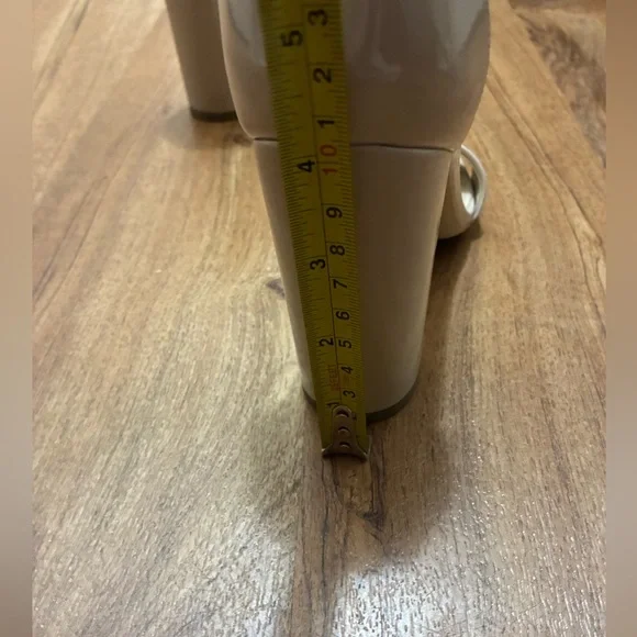 Sam Edelman Nude/Tan  Strappy Heels with Ankle Buckle 4 inch heels US 8M-EUR 38 - Picture 12 of 13